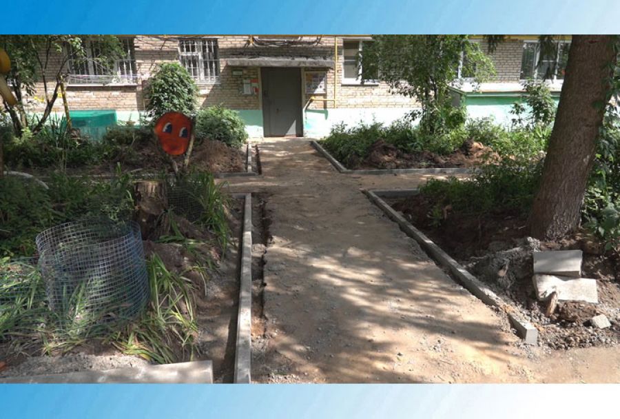 Комплексное благоустройство дворовой территории в Птицеграде