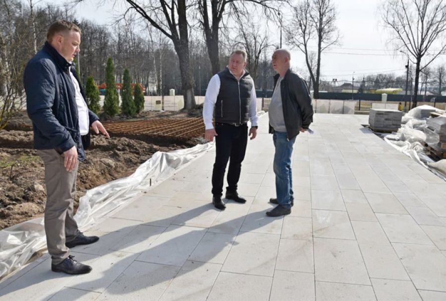 Реконструкция бульвара Кузнецова возобновилась в Сергиевом Посаде