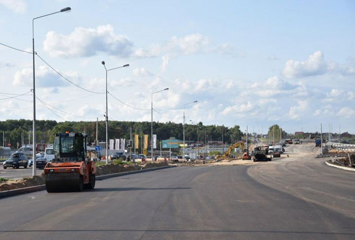 Строительство Западного объезда идет с опережением графика