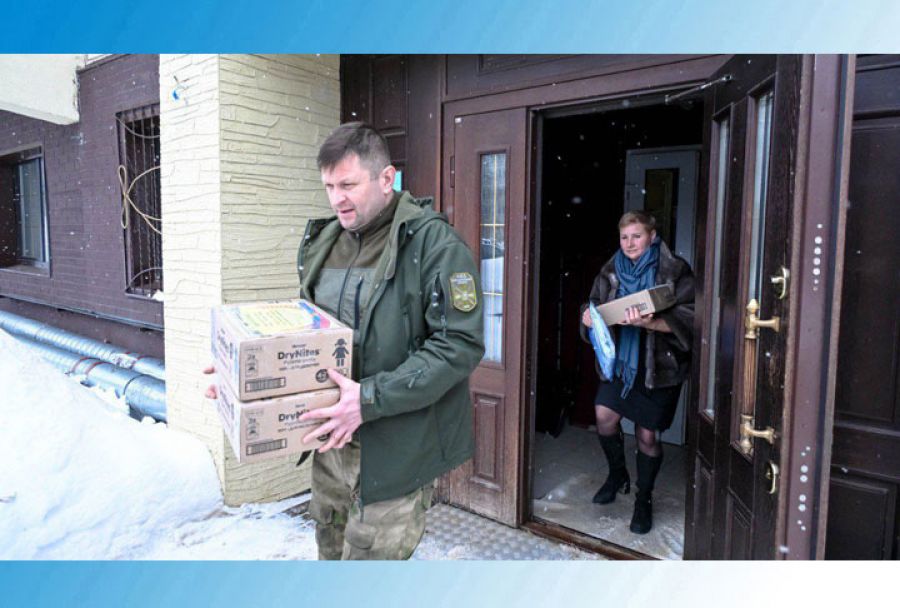 Очередную партию гуманитарной помощи отправили участникам СВО