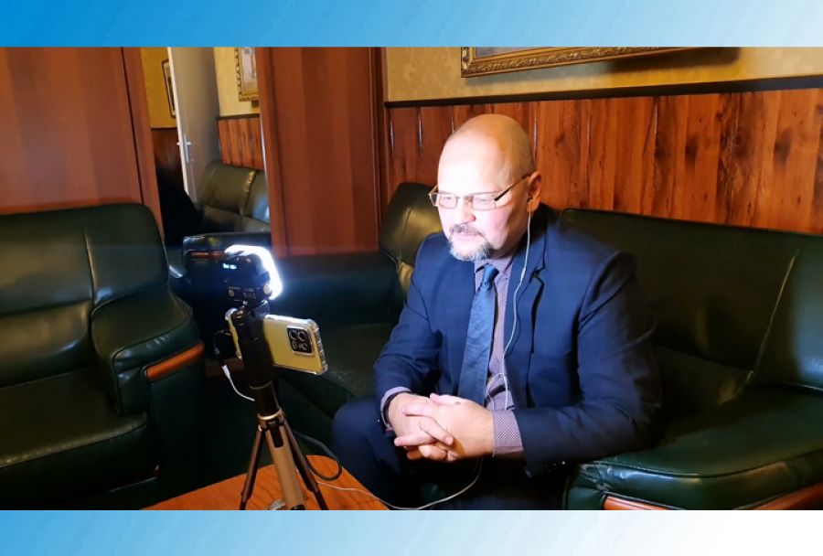 Руслан Панкратов посетил телеканал «Тонус» после побега из Латвии