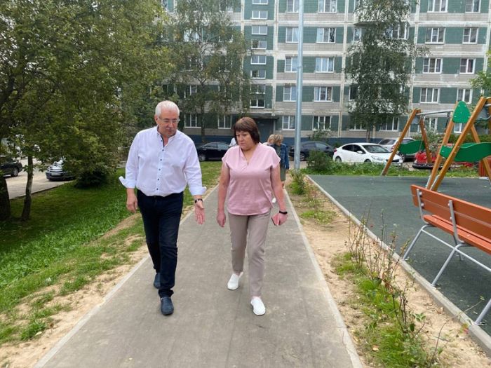 Сергей Тостановский в посёлке Богородское