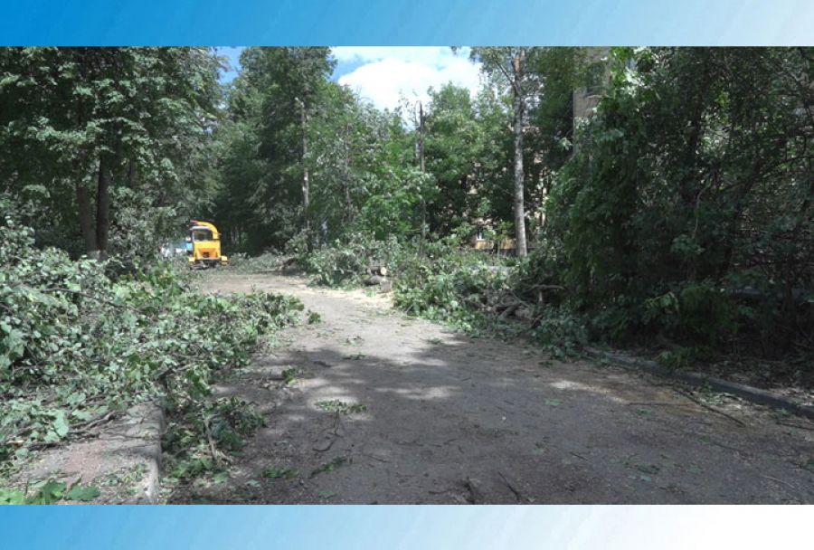 Устранение последствий урагана