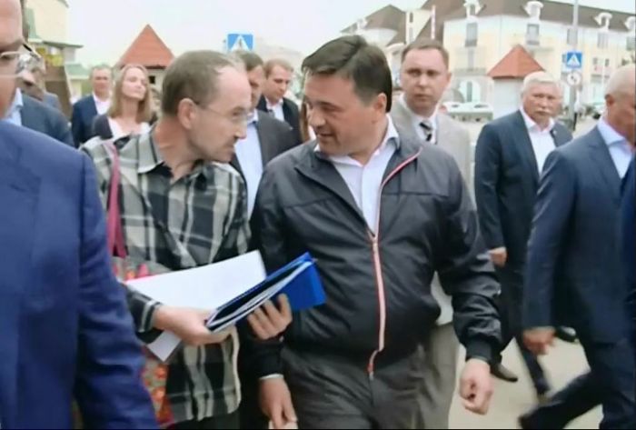 Андрей Воробьёв прибыл в Сергиев Посад на электричке