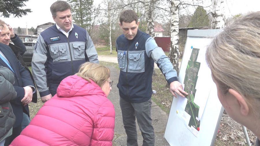 Представители &laquo;Мособлгаза&raquo; встретились с жителями деревни Хомяково