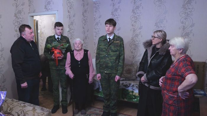 Алексей Вохменцев навестил Марию Владимировну Михееву