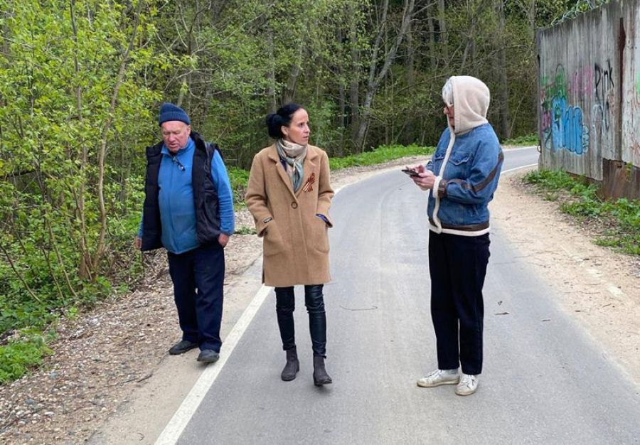 Обход в посёлке Лоза