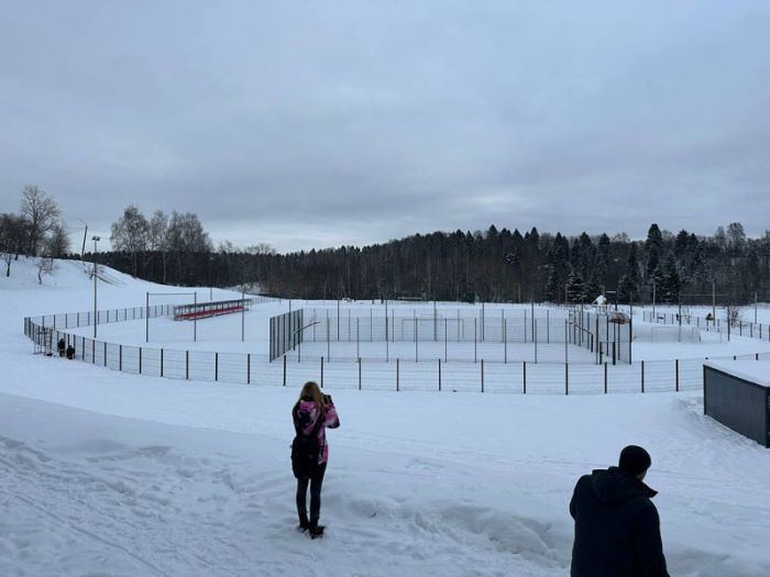 Депутатский объезд. Стадион на Ферме