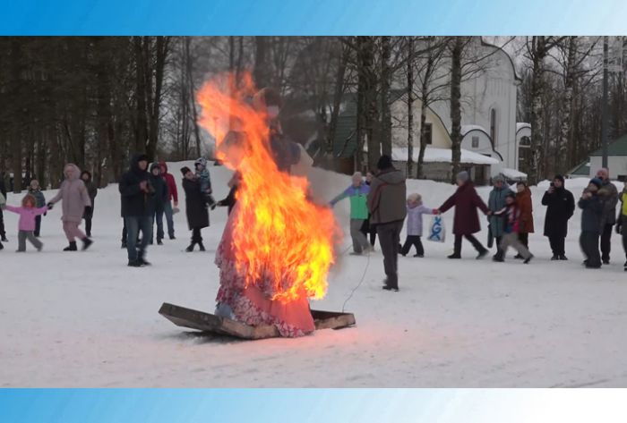 Яркая Масленица в Краснозаводске