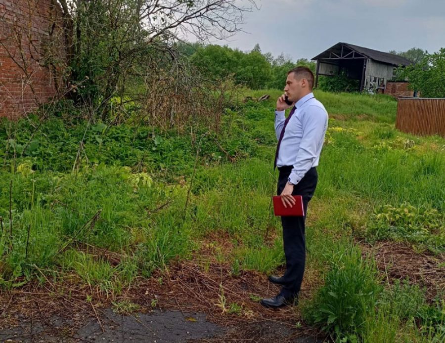 Сергей Максимов в с. Закубежье