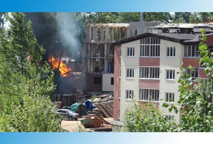 Пожар на Сергиевской улице