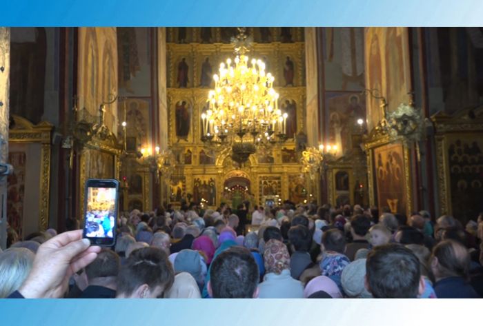 Литургия на осеннего Сергия