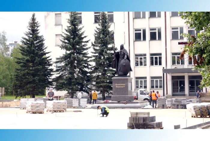 Установлен памятник Александру Пересвету