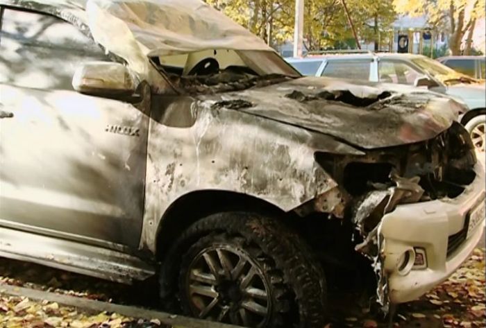 Сожгли автомобиль депутата Сергиево-Посадского Горсовета