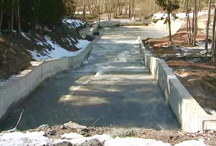 Плотину на Ферме готовили к паводку