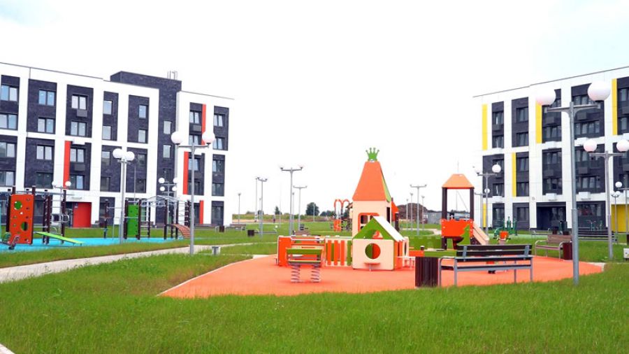 На Театральной завершено строительство новых домов