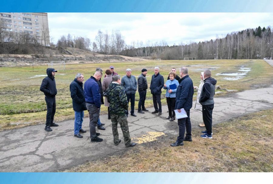 В микрорайоне Ферма начинается реконструкция футбольного поля