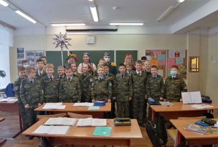 В 18 школе прошли "Святки-колядки"