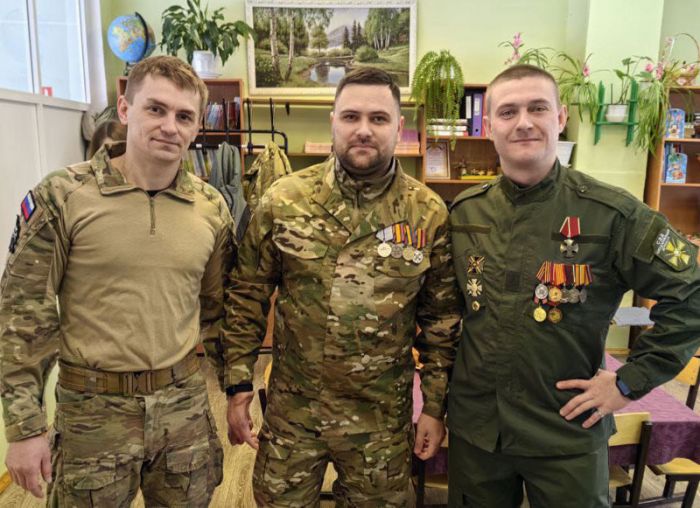 Встреча в Селково с выпускниками 4-ой школы, ставшими участниками СВО