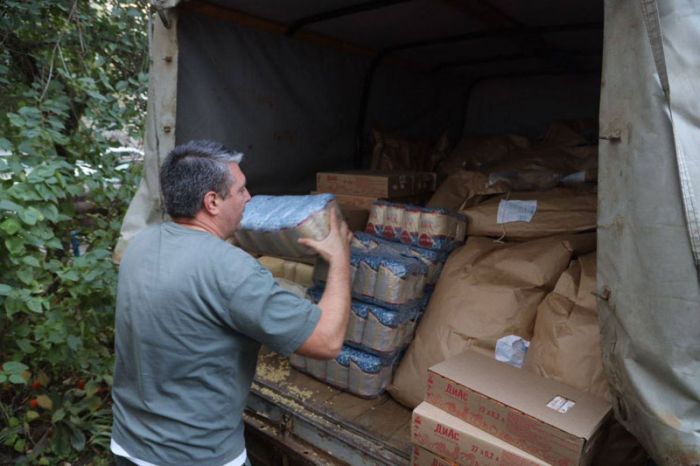 Очередной груз гуманитарной помощи отправился на Донбасс из Сергиева Посада