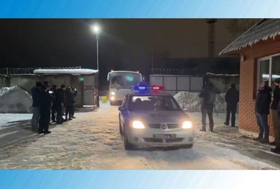 Очередная группа ОМОН вернулась домой