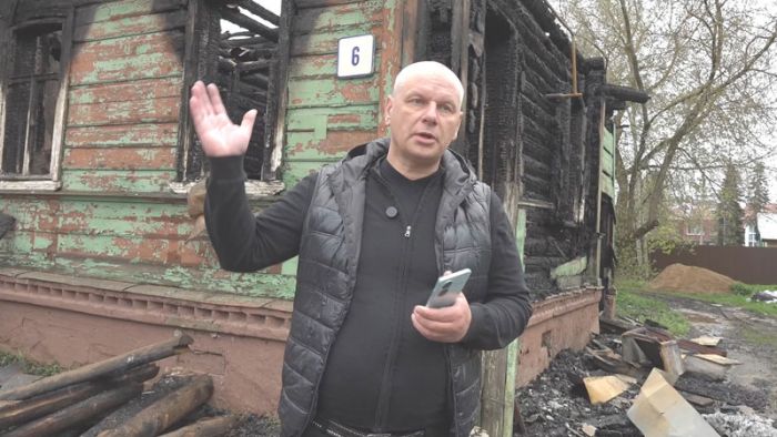 7 мая в Сергиевом Посаде сгорел дом Героя Советского Союза Дмитрия Жеребина