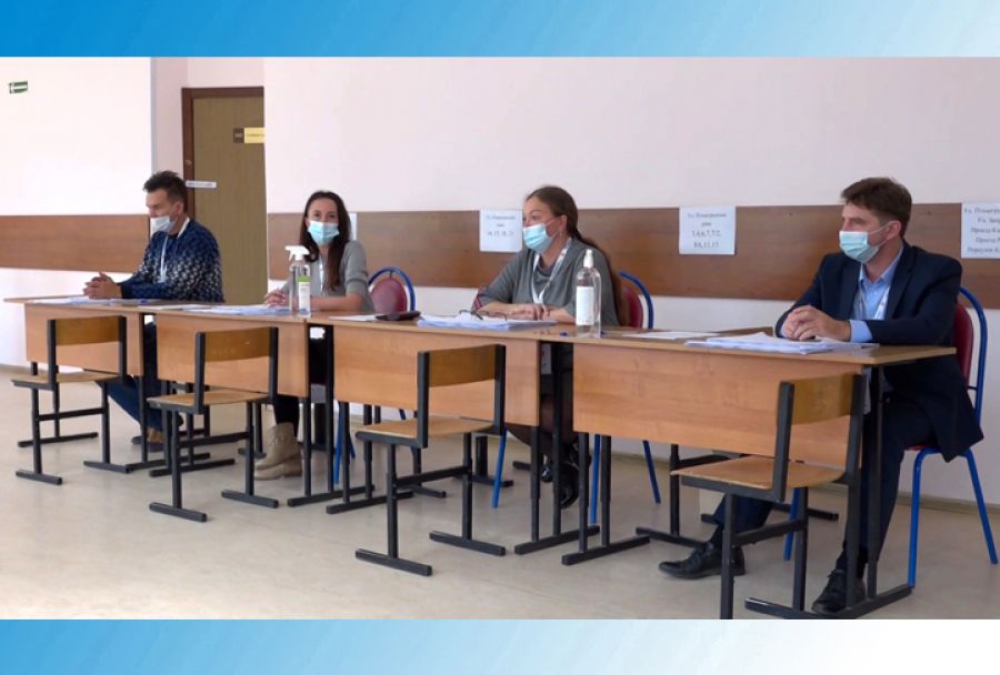 Единый день голосования. Избирательный участок в школе №8