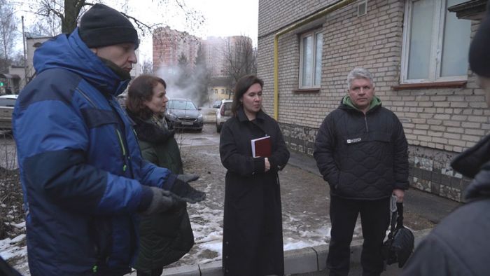 Встреча жителей с представителями властей