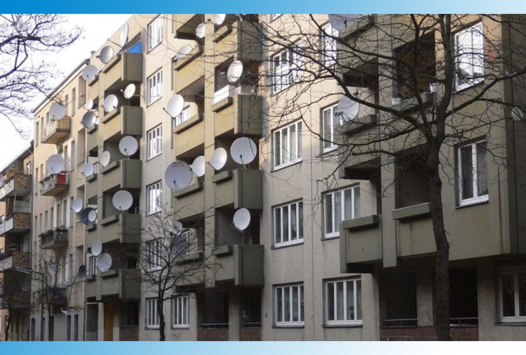 В Подмосковье вводят штрафы за установку антенны на фасаде здания