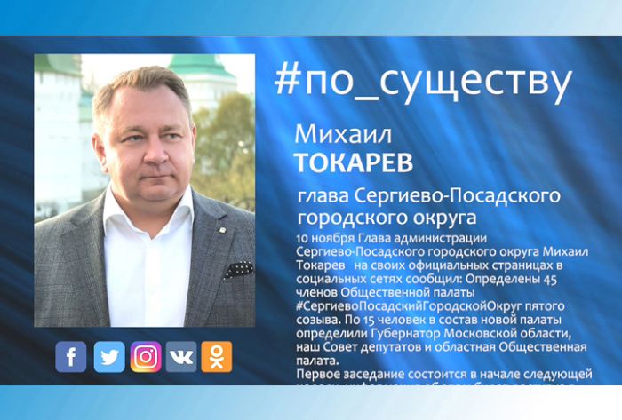 По существу. Члены общественной палаты определены