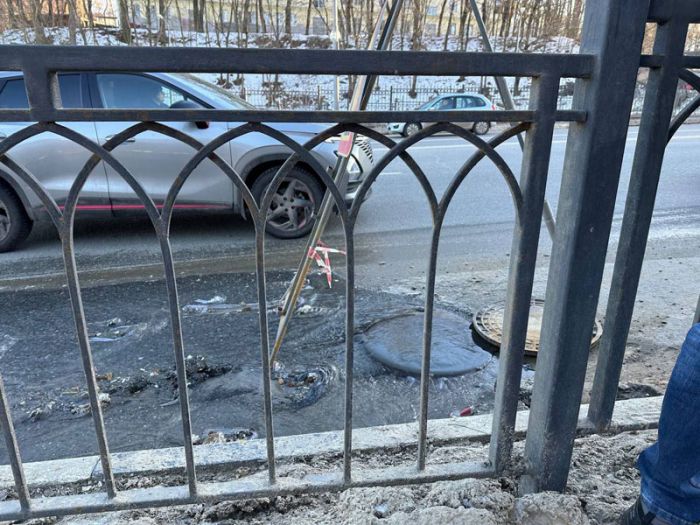 Депутатский объезд. Ремонт канализационного коллектора на проспекте Красной армии