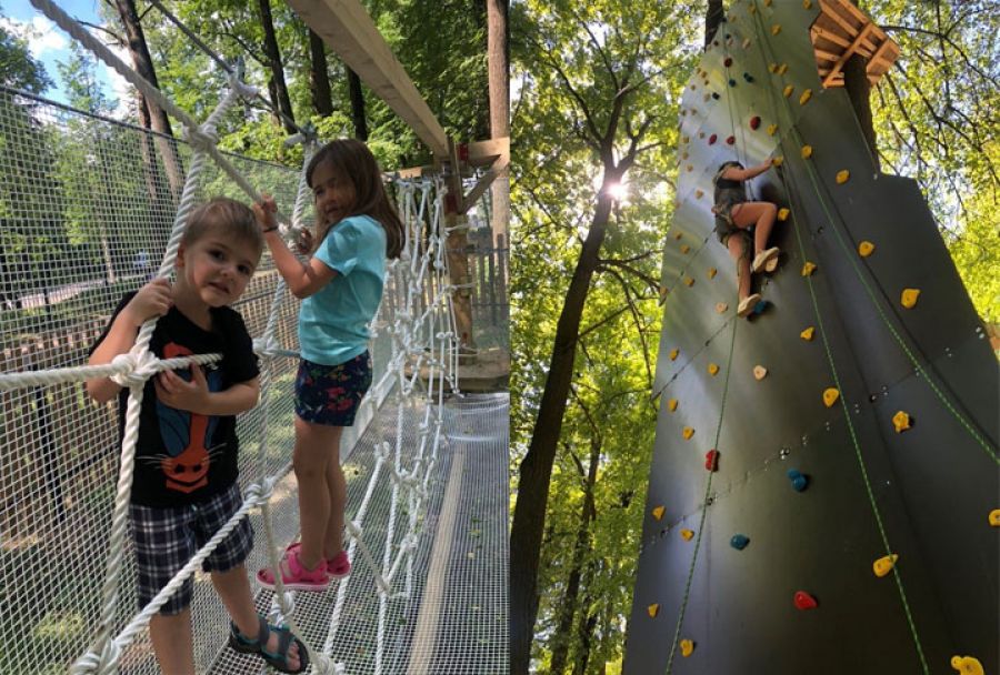 В &quot;Скитских прудах&quot; открывается веревочный парк