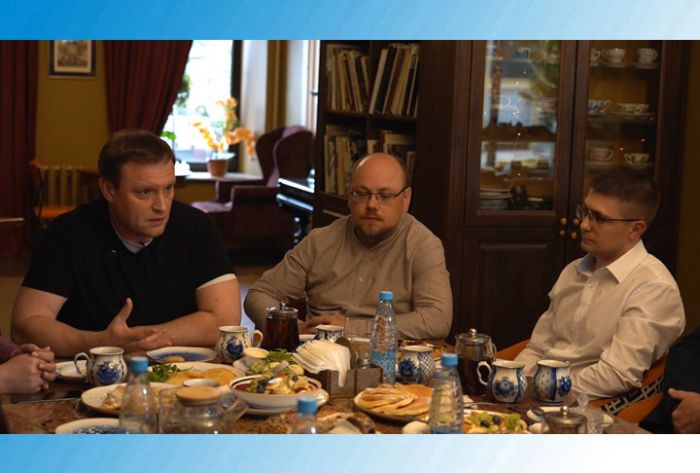 Встреча Сергея Пахомова с представителями СМИ
