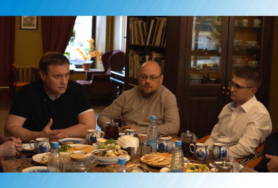 Встреча Сергея Пахомова с представителями СМИ