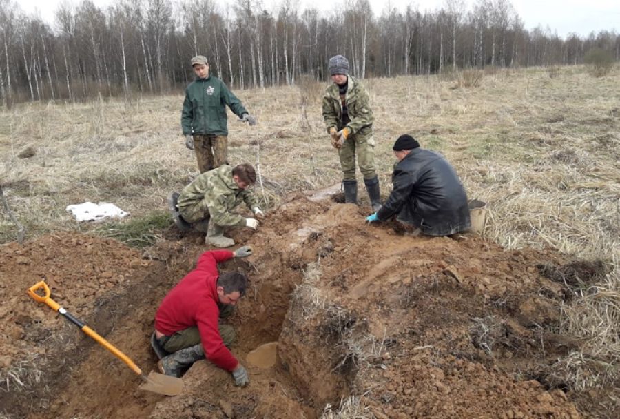 Краснозаводские школьники помогли найти останки бойцов на Бельском плацдарме