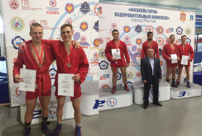 Четверо борцов из Сергиева Посада стали призёрами Первенства МО по самбо среди юниоров