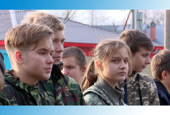 Участники игры «Зарница» умеют преодолевать трудности