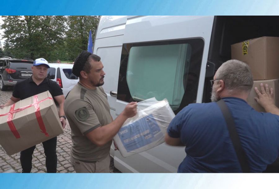 Гуманитарный груз направляется в Курск