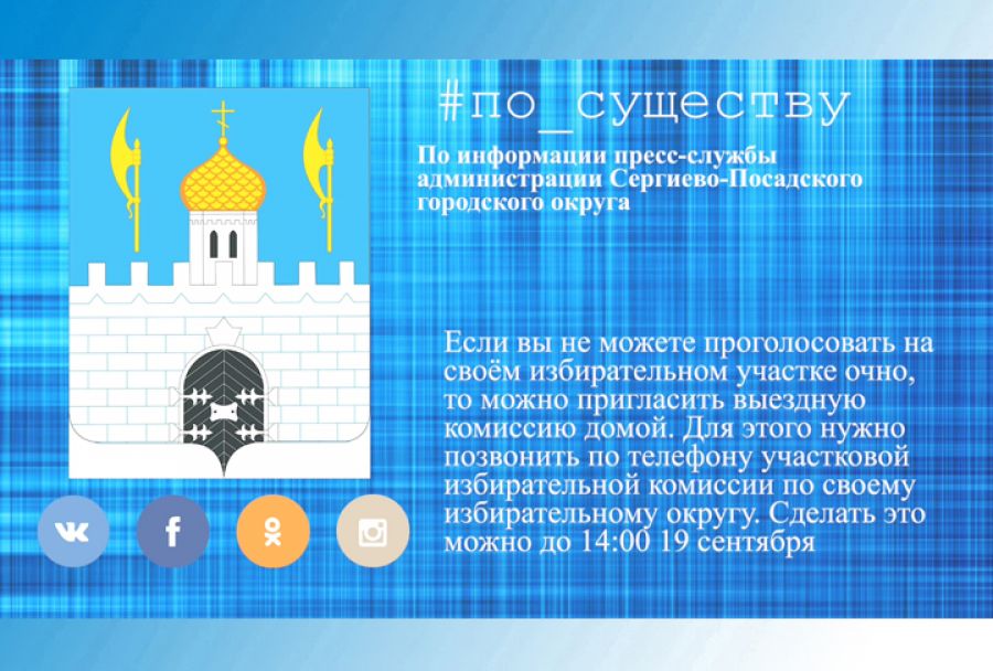 По существу. Голосование из дома