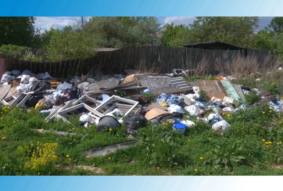 Мусорная свалка на ПМК
