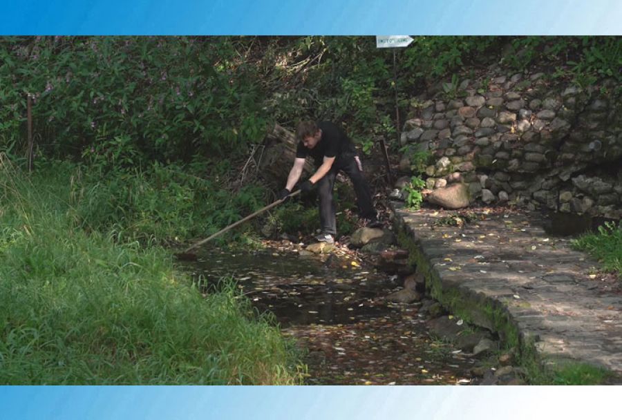 Субботник на территории источника Саввы Сторожевского