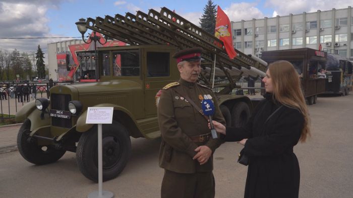 День Победы в Сергиевом Посаде. Мемориал Славы и выставка военной техники