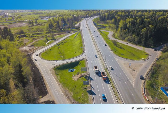 Появилась развязка на пересечении Дмитровского шоссе и трассы А‑107