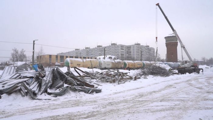 Начался демонтаж зданий грузовой станции РЖД