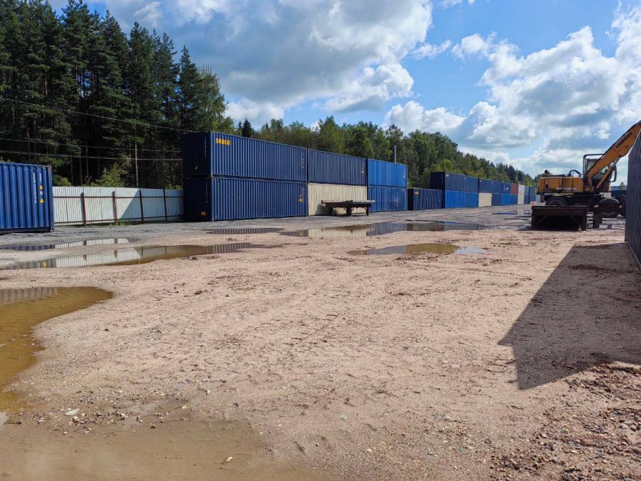Проверка мест хранения морских контейнеров