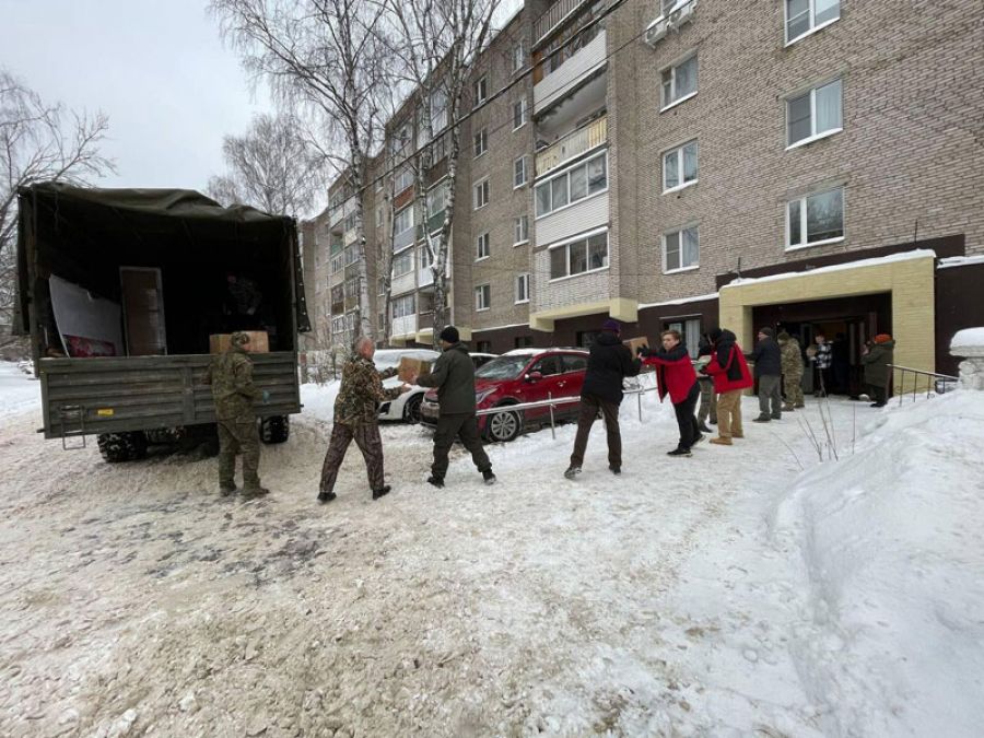 Очередную партию гуманитарной помощи отправили в зону СВО из Сергиево-Посадского округа
