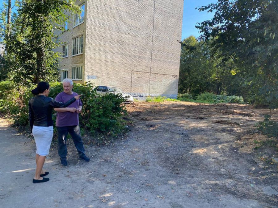 Исполнение поручения жителей дома №4 по ул. Озерной