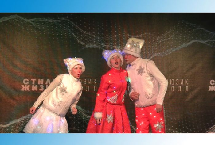 &laquo;Маленький Тонус&raquo; встретился со снежным отрядом Деда Мороза