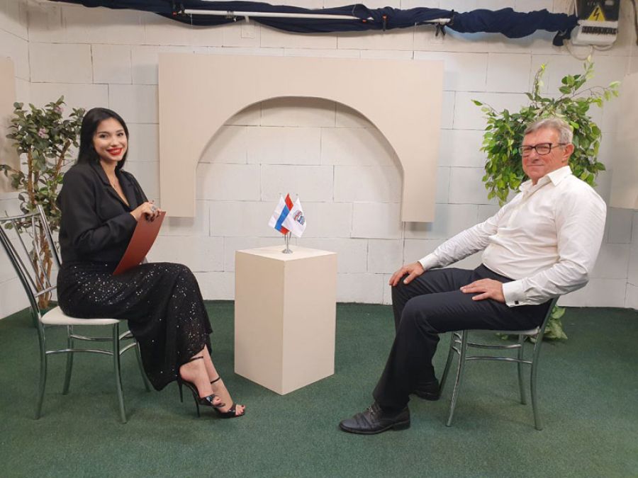 Константин Негурица в студии ТК &laquo;Тонус&raquo;