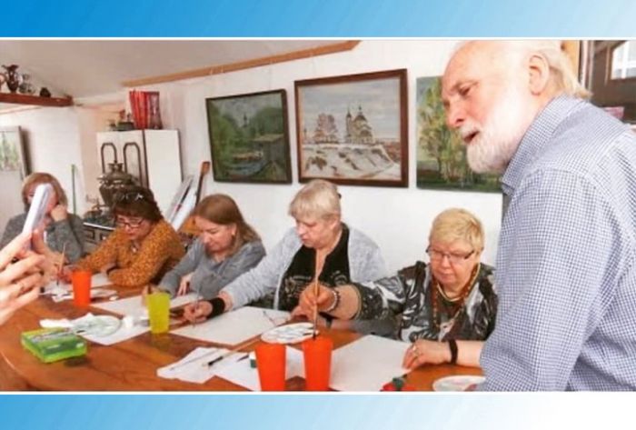 Виктор Багров провёл мастер-класс для участников программы "Активное долголетие"